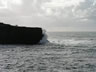 Ocean Splashing On Cliffs 